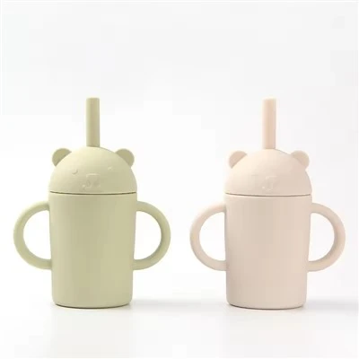 Tumbler silicone ak kouvèti